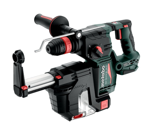 Metabo 601714900 - Martillo combinado de batería KH 18 LTX BL 24 Q Set ISA con aspiración, sin batería