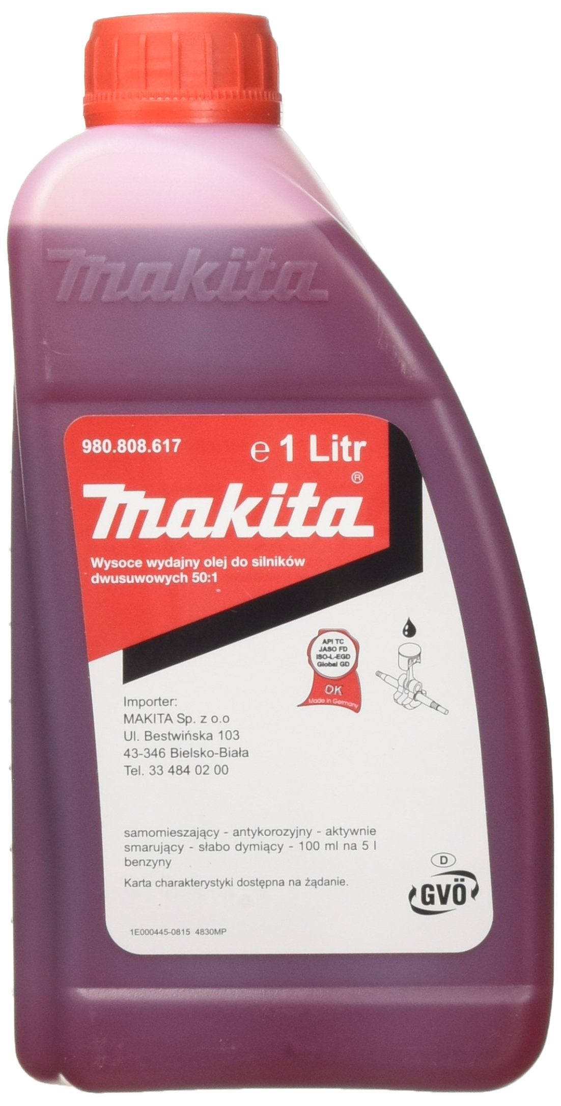 Makita 980808617 - 980.008.617 - Aceite para motores de 2 tiempos