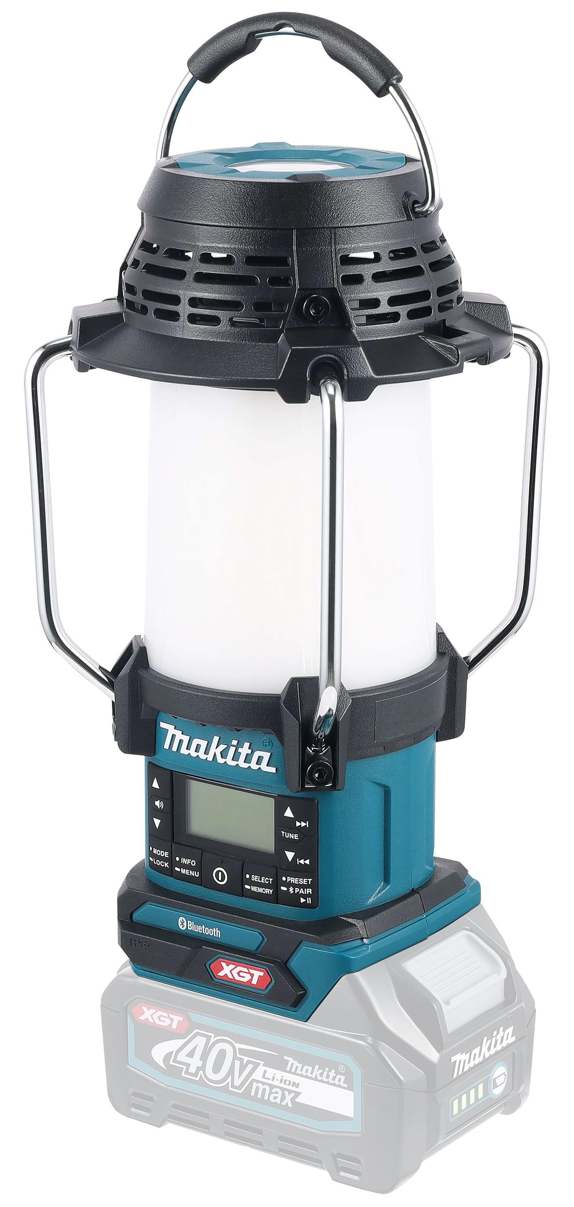 Makita MR009GZ - Radio con lámpara y linterna 12-40V XGT, FM/DAB+, Bluetooth