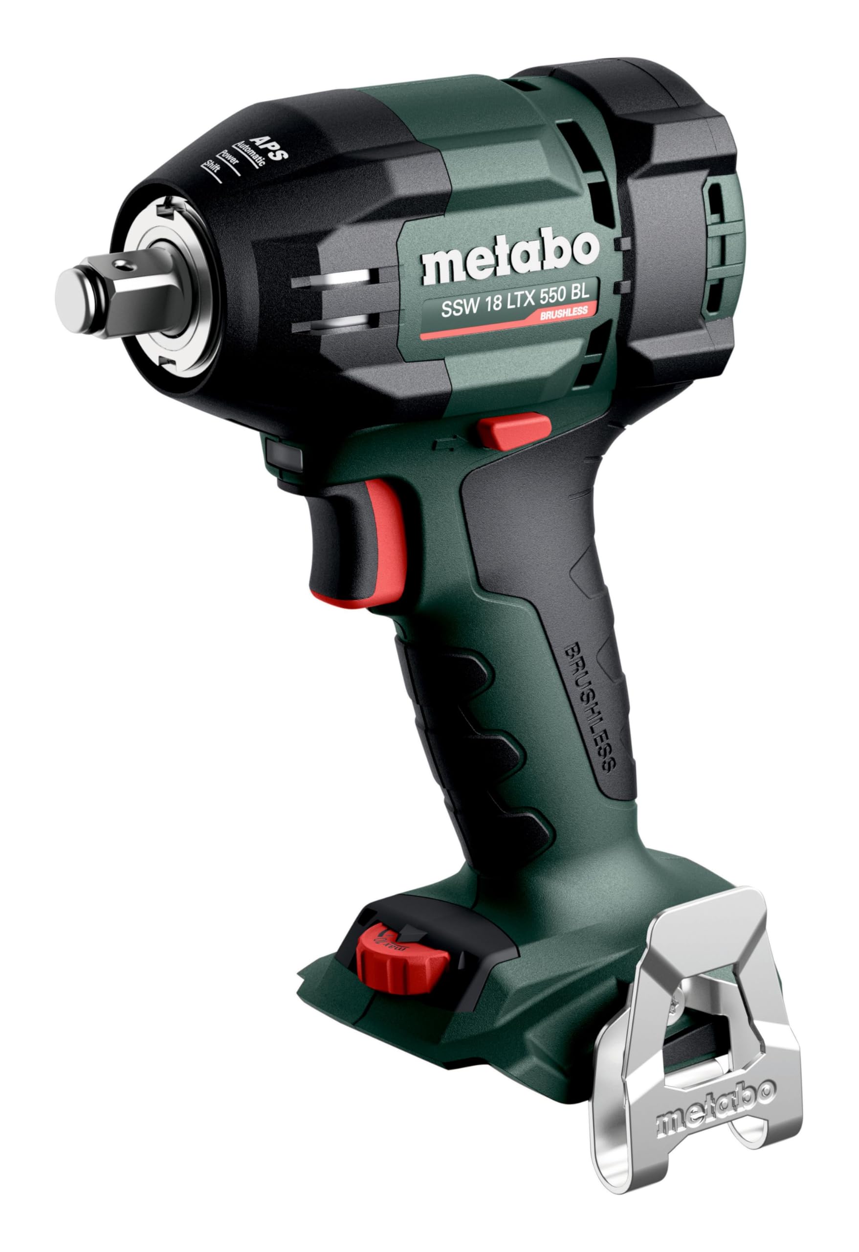 Metabo 602404850 - Llave de impacto de batería SSW 18 LTX 550 BL 1/2", 550 Nm, sin batería