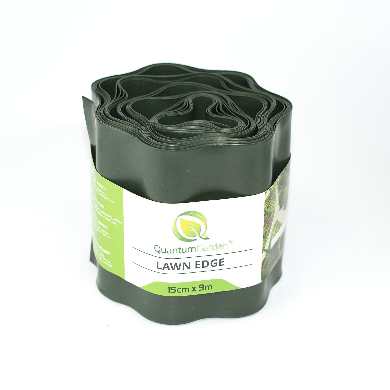 Cellfast 30-022H - Borde de césped 15 cm x 9 m, verde oscuro