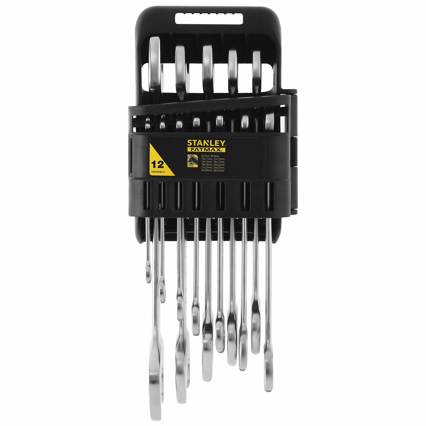Stanley - FatMax FMMT82902-0 Juego de 12 llaves fijas Fatmax, gris