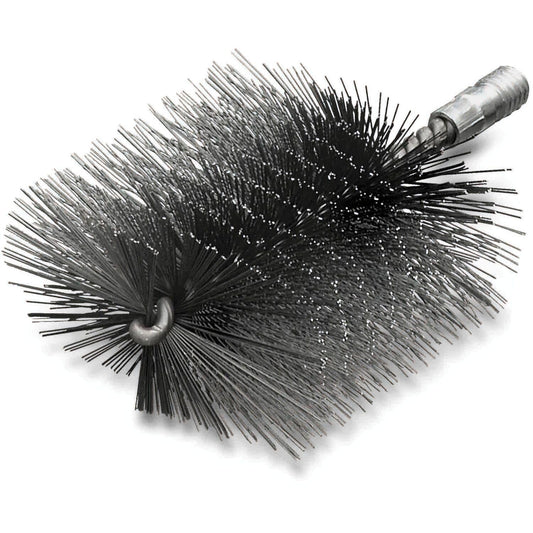 LessMann 532203 - Boiler brushes IBG 160 x 100 mm dia 50 x 100 mm steel wire STA straight 0,35 mm thread W 1/2"