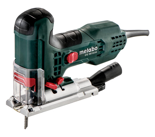 Metabo 601100000 - Sierra de calar STE 100 Quick 710 W, corte 100 mm en madera