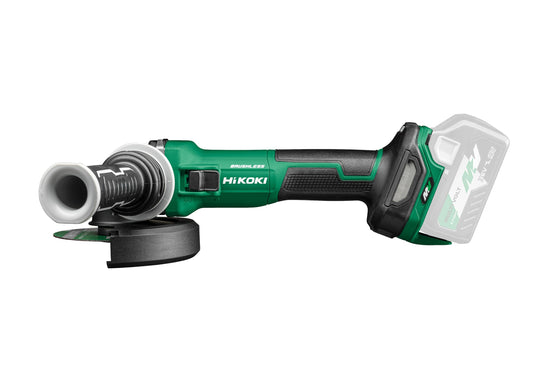 Hikoki G3613DVEW4Z - Amoladora angular de batería G3613DVE 36V 125 mm, velocidad variable, sin batería