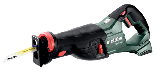 Metabo 601616850 - Sierra de sable de batería SSEP 18 LT BL 18 V, sin batería ni cargador