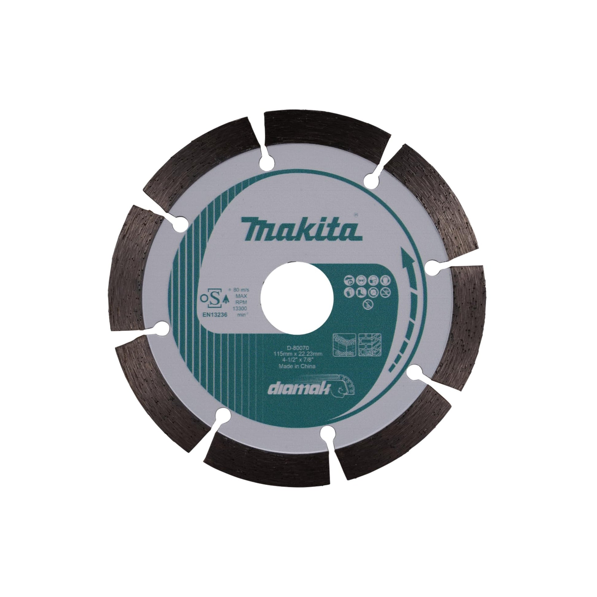 Makita D-80070 - Disco de diamante Diamak 115 x 22,23 mm