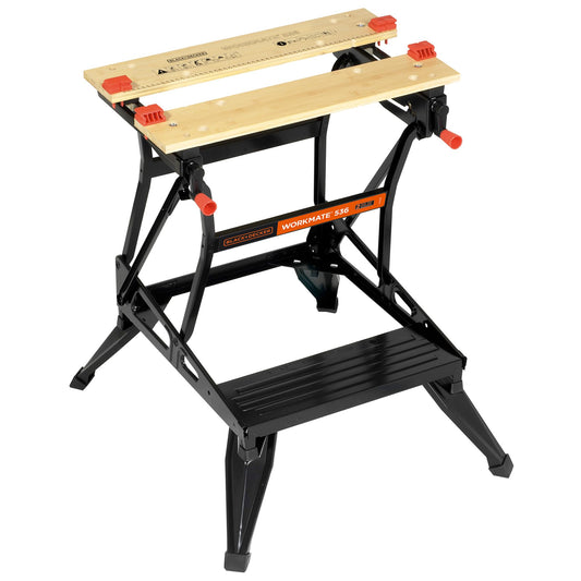 Banco de Trabajo Ajustable de Doble Altura Black+Decker Workmate, WM536-XJ
