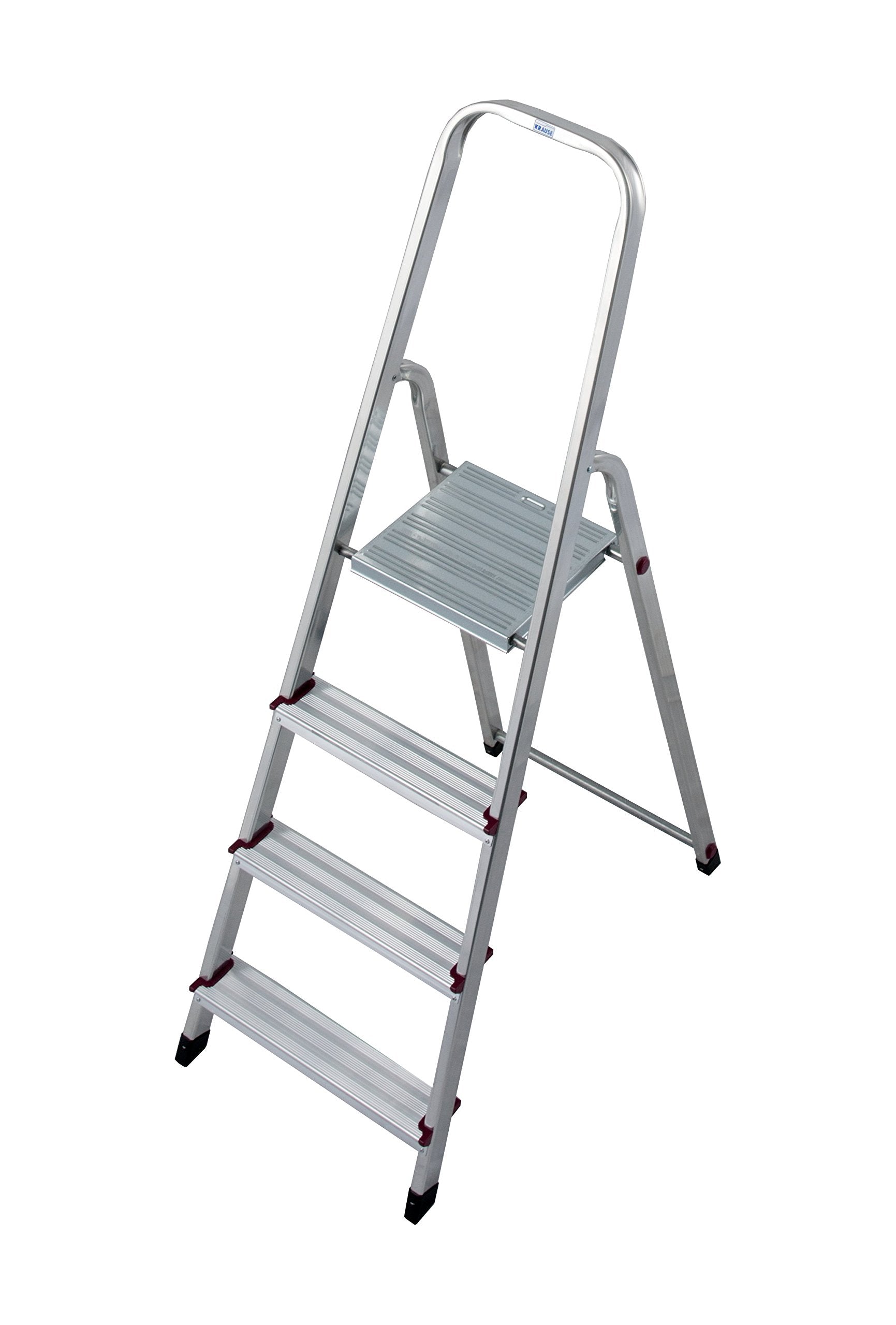 Krause 000705 - Escalera de tijera de aluminio Corda, 4 peldaños