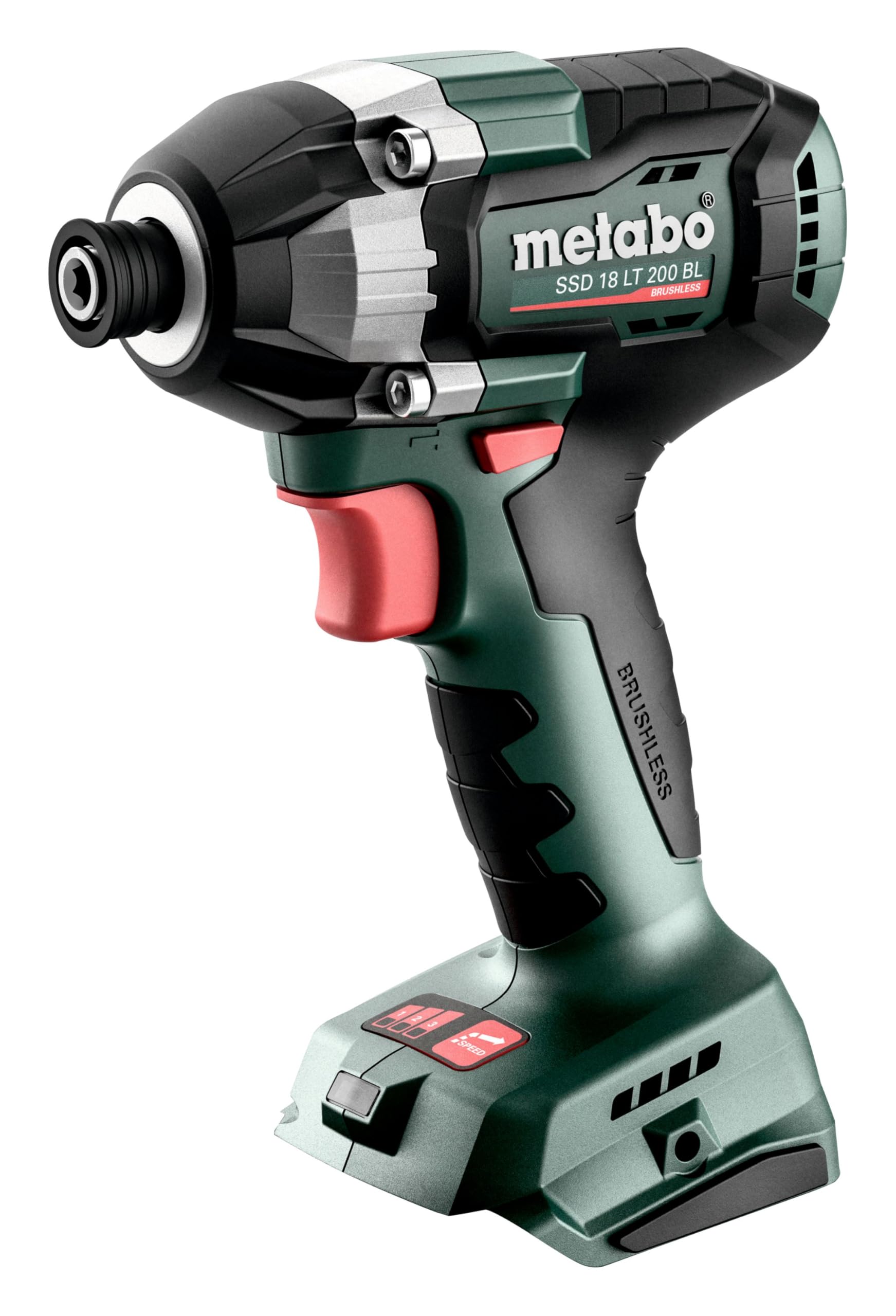 Metabo 602397850 - Atornillador de impacto de batería SSD 18 LT 200 BL, 200 Nm, sin batería