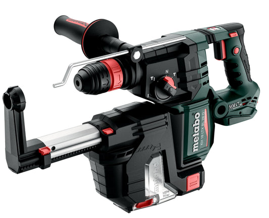 Metabo 601715900 - Martillo combinado de batería KH 18 LTX BL 28 Q Set ISA con aspiración, sin batería