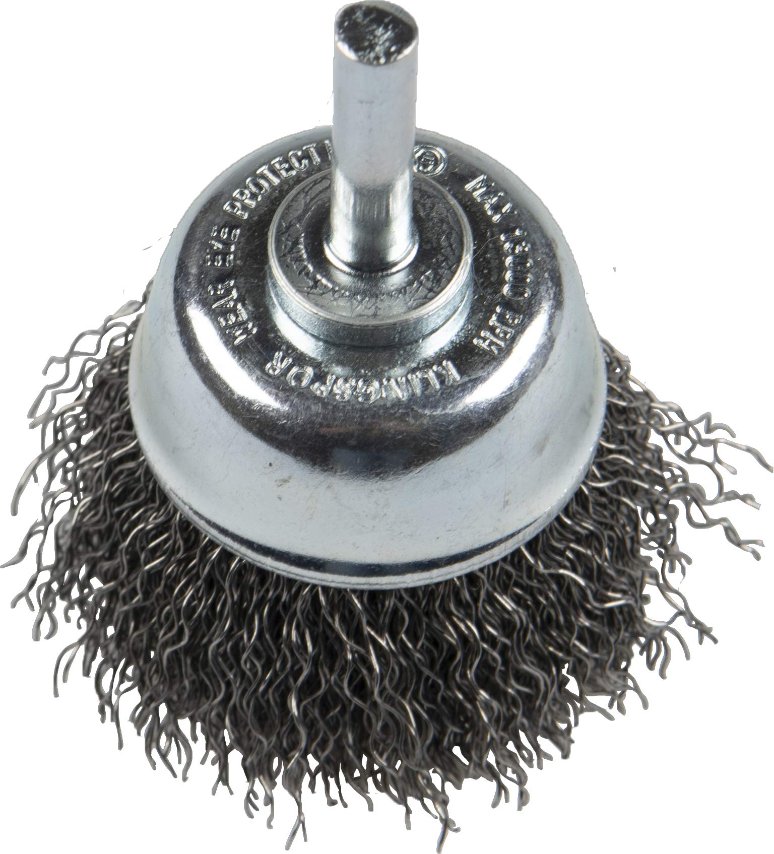 Klingspor 358331 - Cepillo de copa BTS 600 W de alambre de acero ondulado, 50 mm, vástago 6 mm