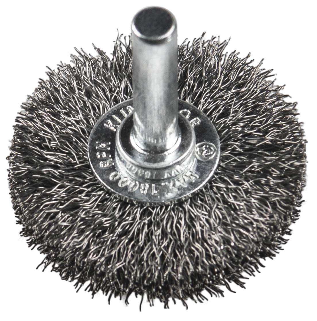 Klingspor 358356 - Cepillo circular BRS 600 W de alambre de acero ondulado, 70 x 16 mm, vástago 6 mm