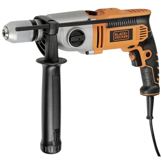 Black+Decker KR911K - Taladradora electrónica, naranja (2 velocidades, 910 W)