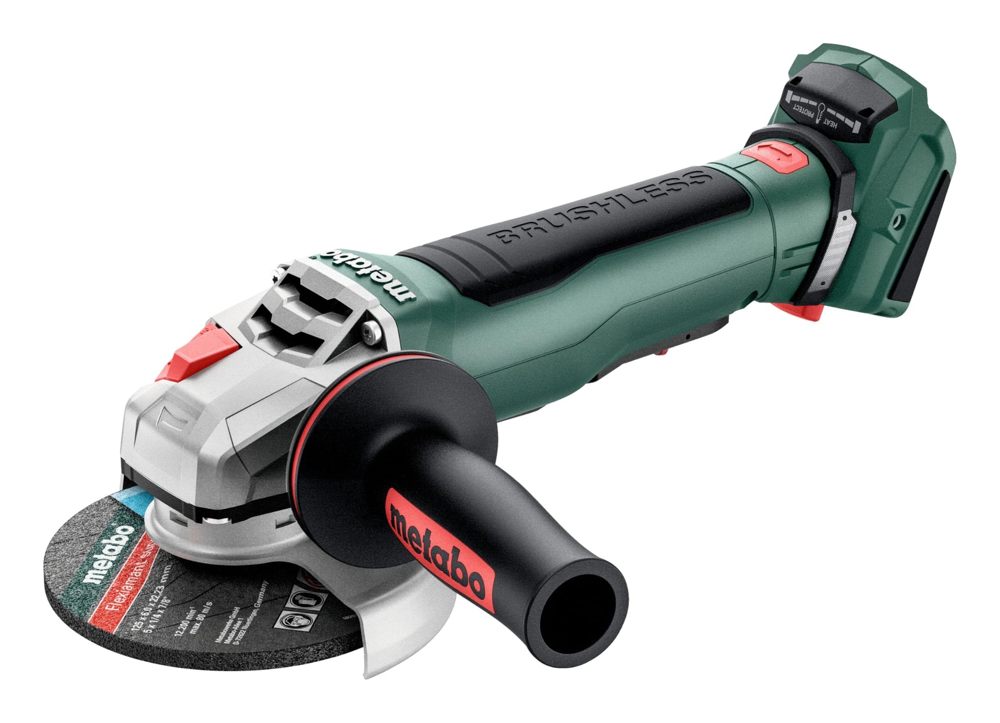 Metabo 613059850 - Amoladora angular de batería 18V WPB 18 LT BL 11-125 Quick, sin batería ni cargador