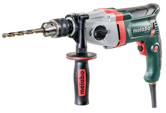 Metabo 600573000 - Taladro BE 850-2 850 W, 2 velocidades, portabrocas de corona dentada
