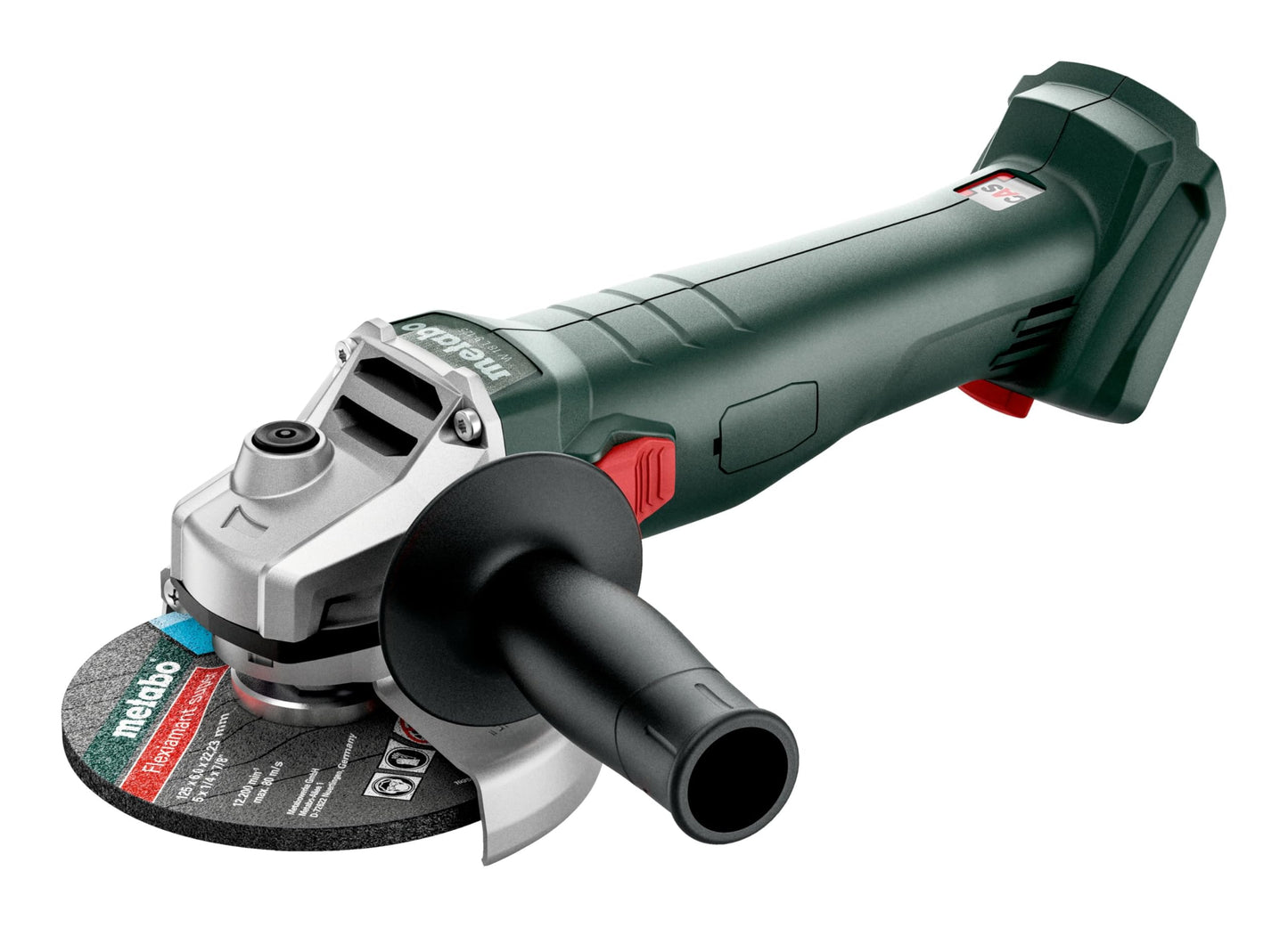 Metabo 602247850 - Amoladora angular a batería W 18 L 9-125 125 mm 18 V sin batería