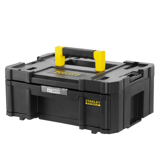 STANLEY FATMAX Cajonera Profunda PRO-STACK III, Apilable, Cierres Resistentes, Cajón con Rodamientos de Bolas, Compartimentos Extraíbles, Asa Bimaterial, Volumen 9.5L, FMST1-71968