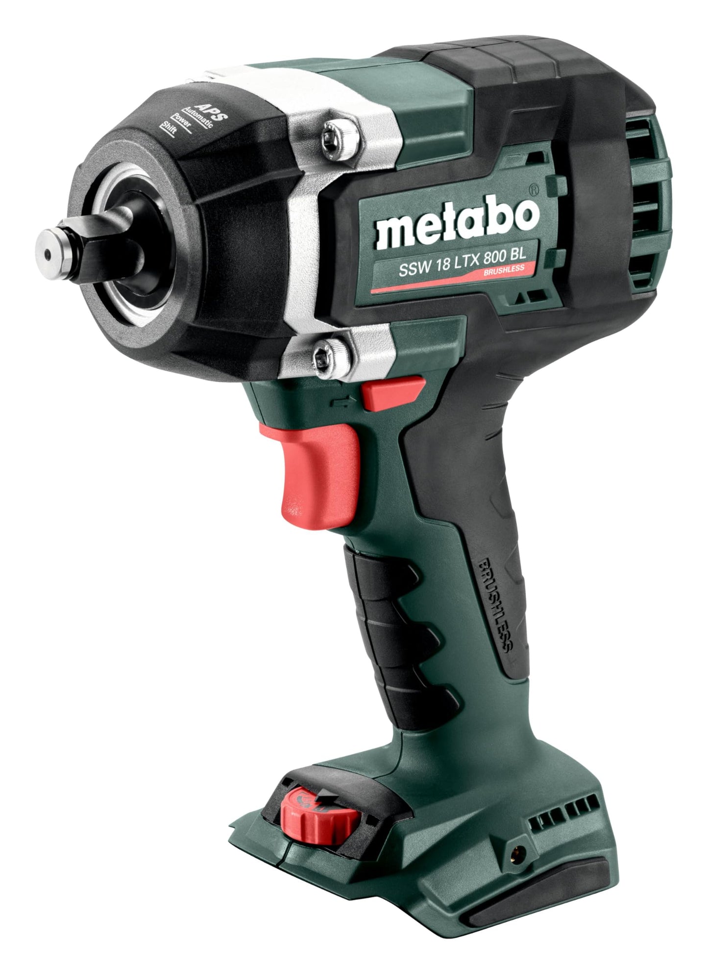 Metabo 602403850 - Llave de impacto de batería SSW 18 LTX 800 BL, 800 Nm, sin batería