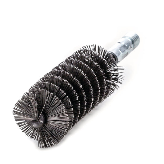 LessMann 506130 - Interior brushes IBG 160 x 100 mm dia  30 mm steel wire STA straight 0,30 mm thread W 1/2"