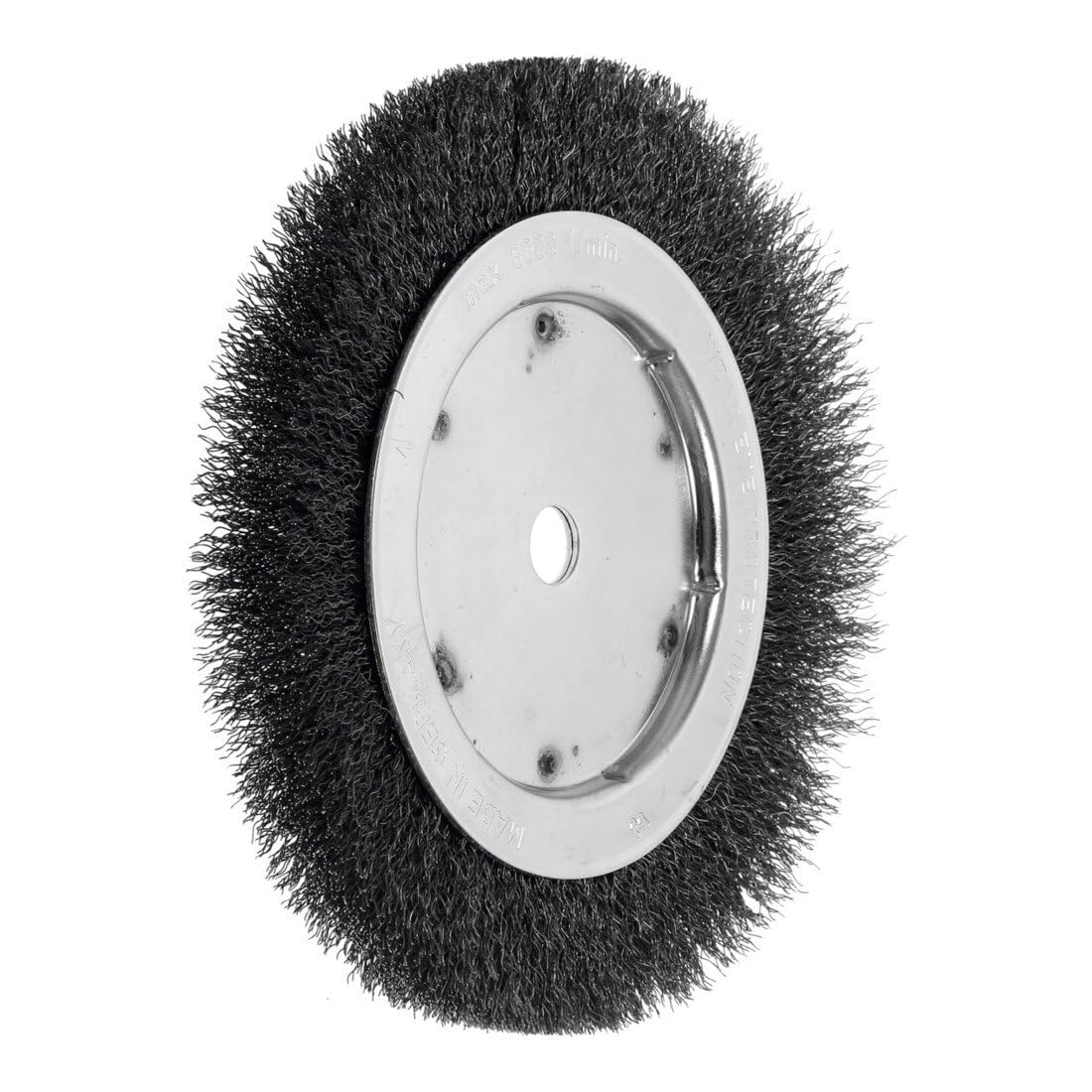 LessMann 360161 - Single segment brushes dia 200 mm width 16 mm tube 100 mm steel wire STA crimped 0,30 mm side plates dia 137 mm bore 16 mm