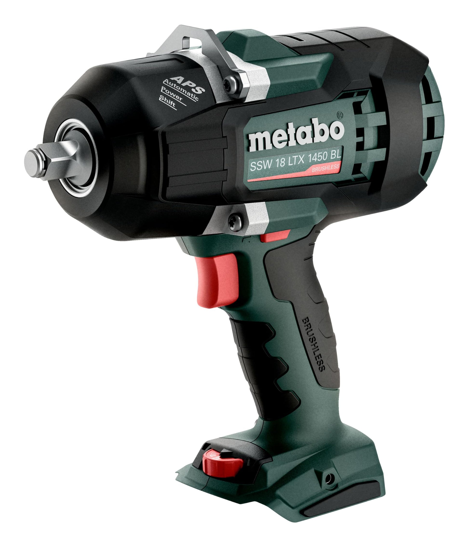 Metabo 602401850 - Llave de impacto de batería SSW 18 LTX 1450 BL, 1450 Nm, sin batería