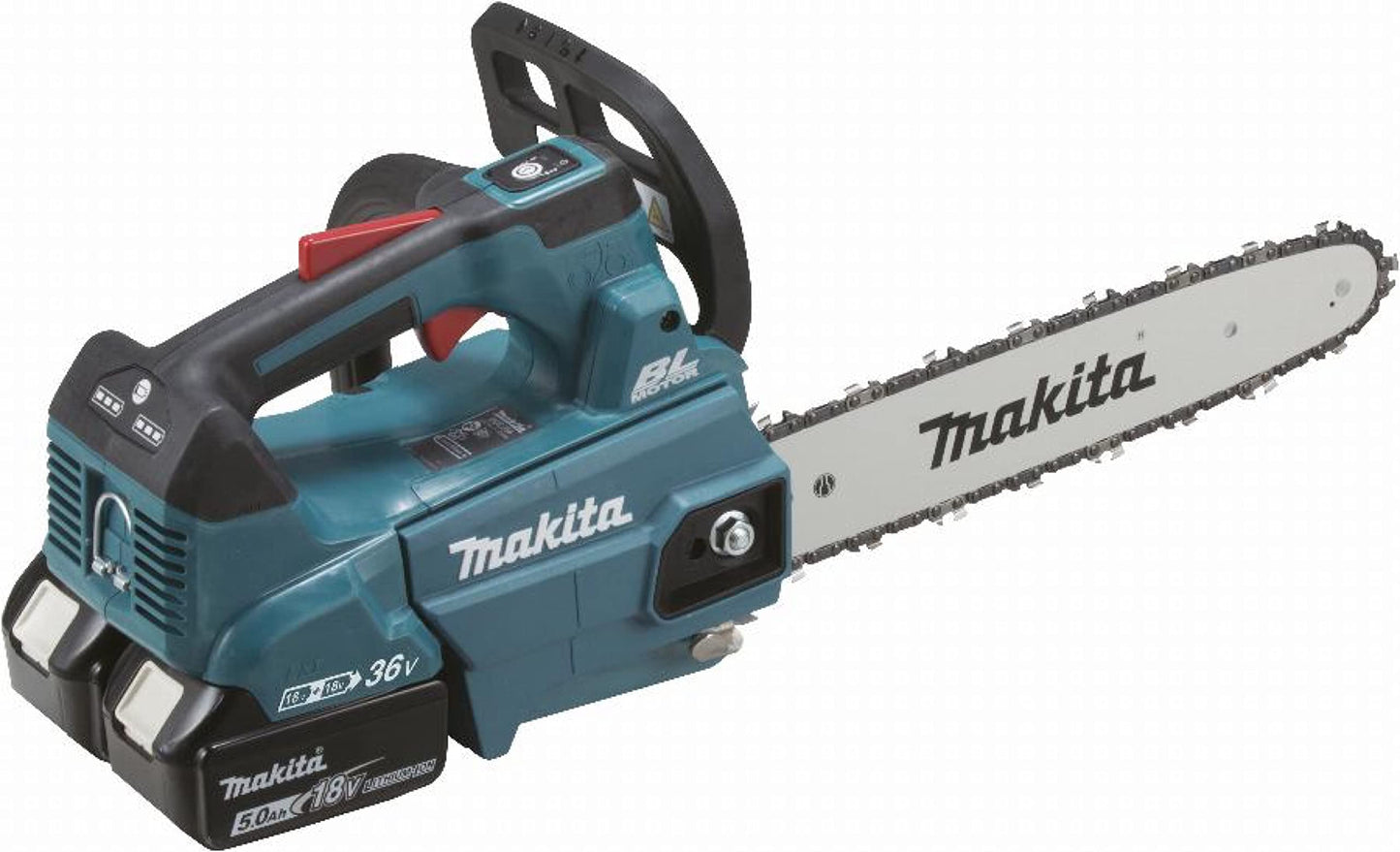 Makita DUC306PT2B - Motosierra de poda 36 V LXT guía de 30 cm (2 x 5,0 Ah)
