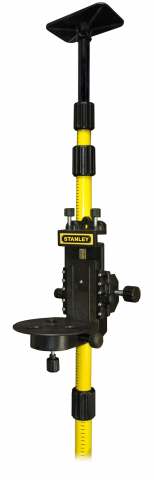 STANLEY 1-77-221 - Kit 3 accesorios con puntal telescopico profesional de aluminio 2.70m