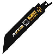 DeWalt DT99553-QZ - Hoja de sierra sable Bi-metal, longuitud de 152 mm, paso de diente de 1,8-1,4 mm para metales, tuberías, plásticos y PVC
