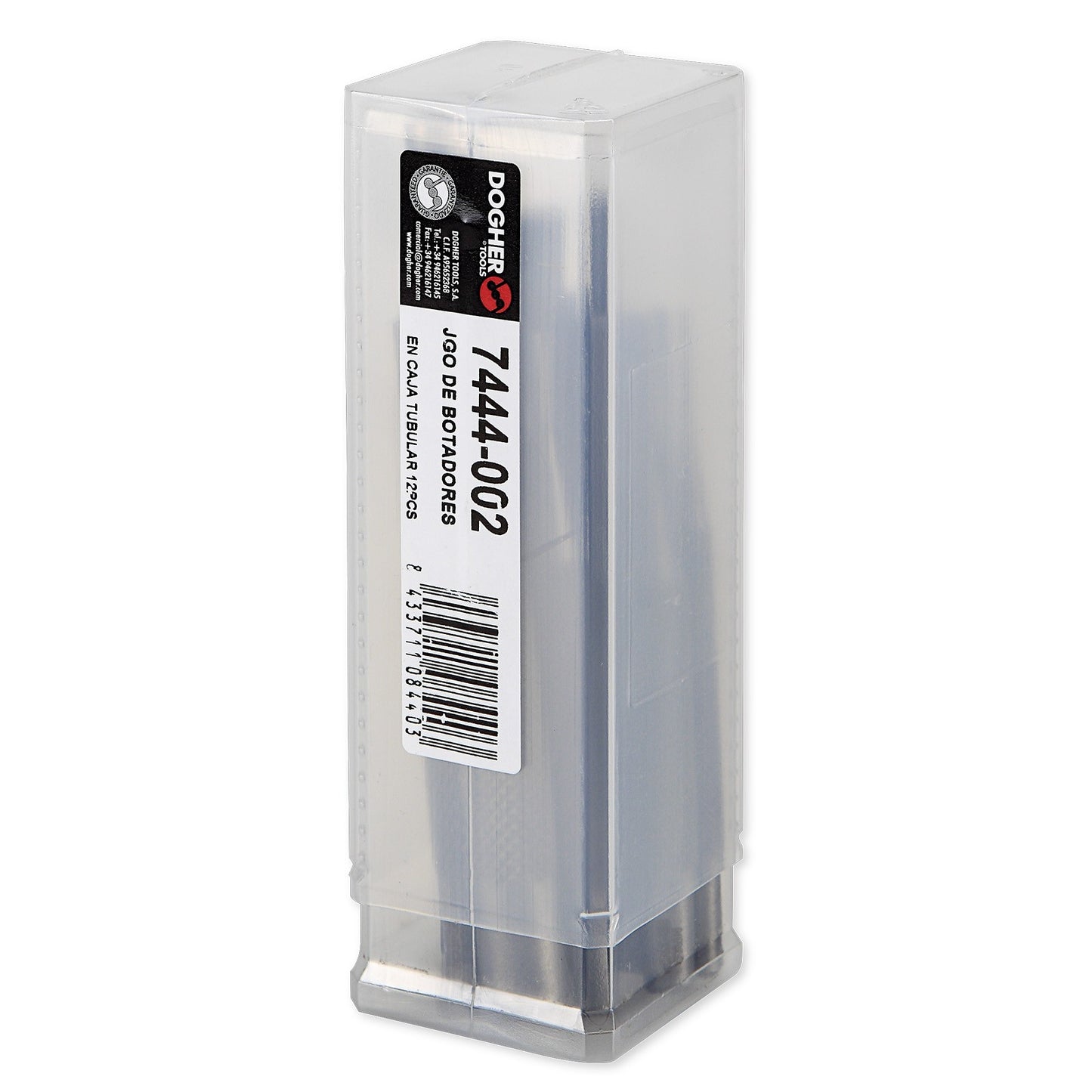 Dogher 7444-002 - Jgo De Botadores En Caja Tubular 12Pcs
