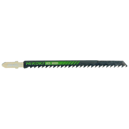 Hikoki 750028 - 5 hojas de sierra de calar madera HCS JW40L/T344DP