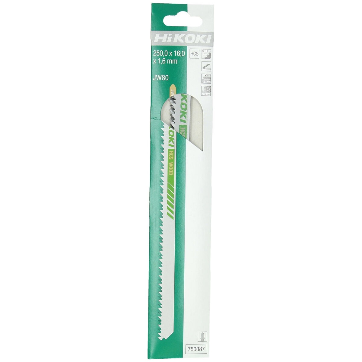 Hikoki 750087 - 3 hojas de sierra de calar madera HCS JW80/T1044DP
