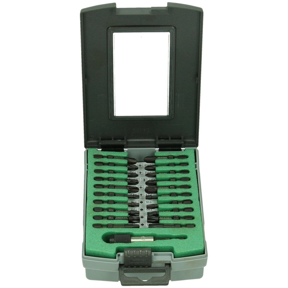 Hikoki 751190 - Caja de puntas 1/4", 21 piezas, 38 mm, impacto