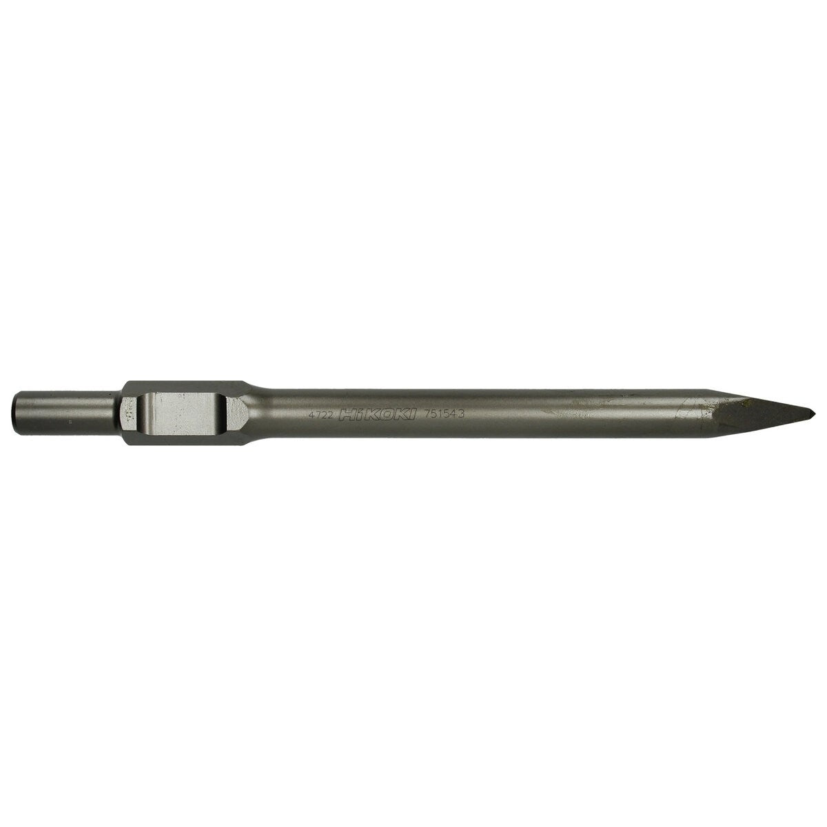 Hikoki 751543 - Cincel puntiagudo 30 mm hexagonal 410 mm