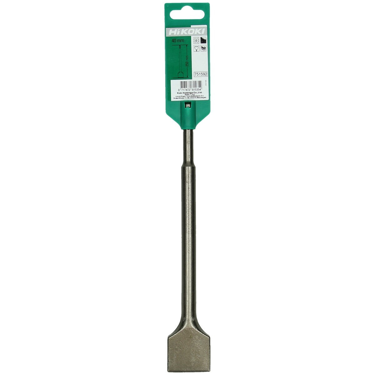 Hikoki 751592 - Cincel pala SDS-Plus 40 x 250 mm