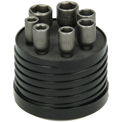Hikoki 752239 - Aprietatuercas 1/4", 7 piezas, 50 mm, magnético