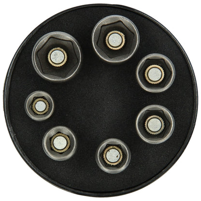 Hikoki 752239 - Aprietatuercas 1/4", 7 piezas, 50 mm, magnético