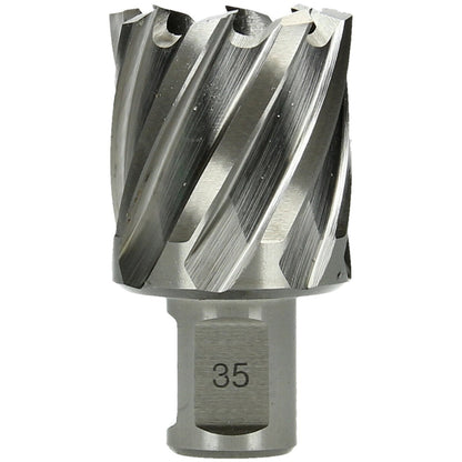 Hikoki 754496 - Juego de brocas huecas para metal HSS (7 piezas) 2x14/18/22x30 mm + expulsor
