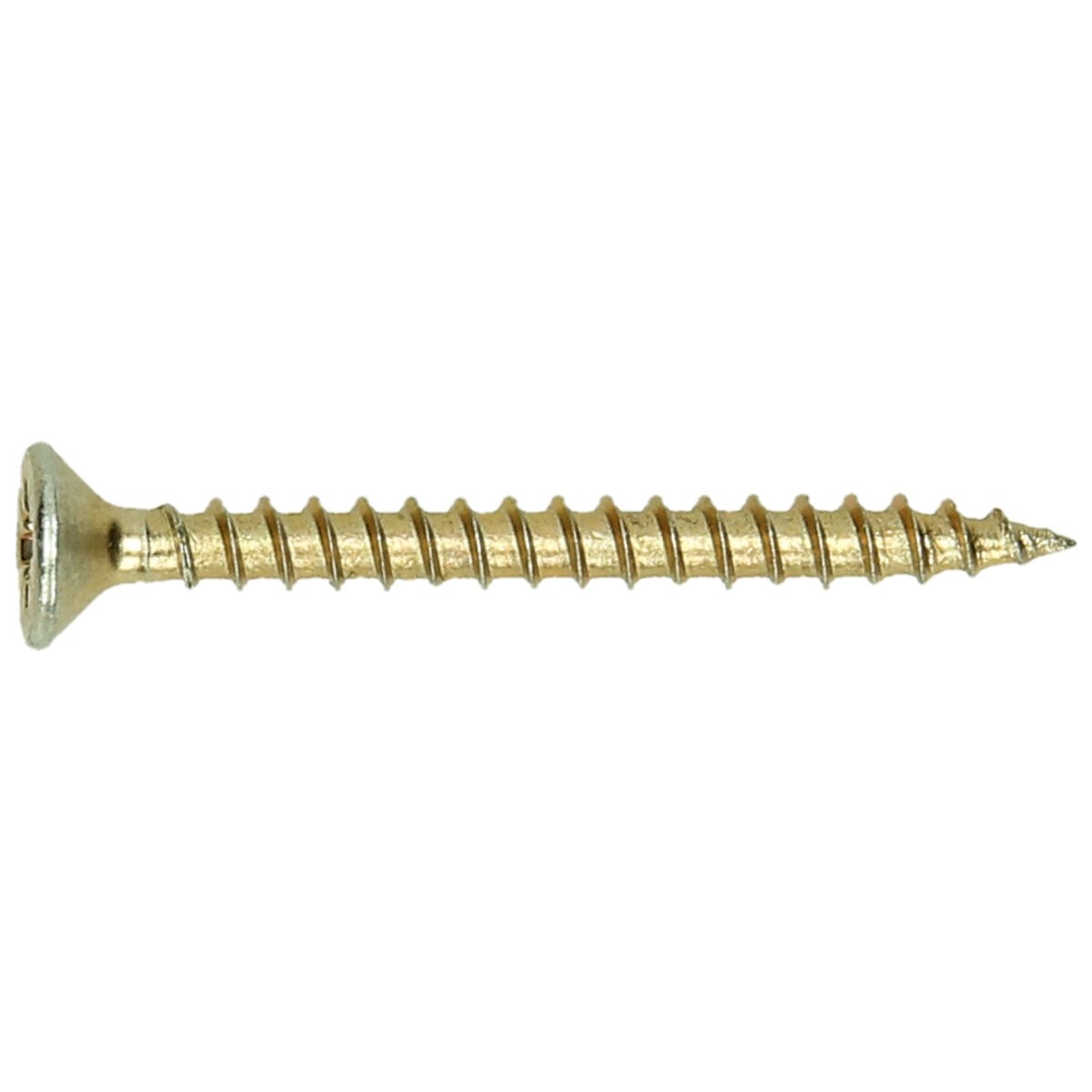 Hikoki 754635 - 1000 tornillos para aglomerado PH2, 4,0 x 35 mm, zincado amarillo - Lote de 1000 uds