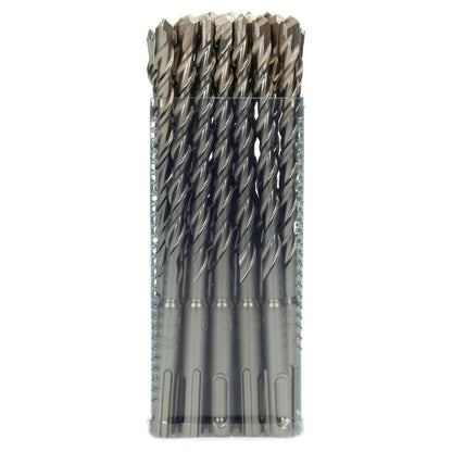 Hikoki 782674 - 25 brocas para martillo SDS-Plus 2 cortadores 8 x 100/160 mm
