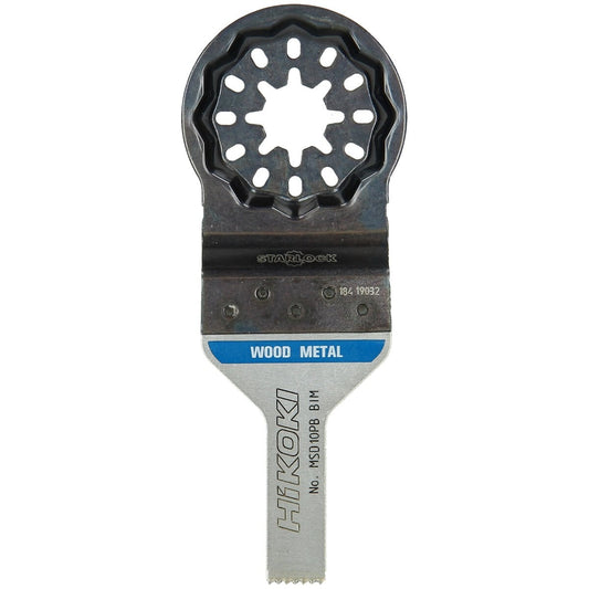 Hikoki 782719 - Hoja multiherramienta madera+metal BIM STARLOCK MSD10PB