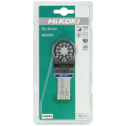 Hikoki 782720 - Hoja multiherramienta madera+metal BIM STARLOCK MSD20PB