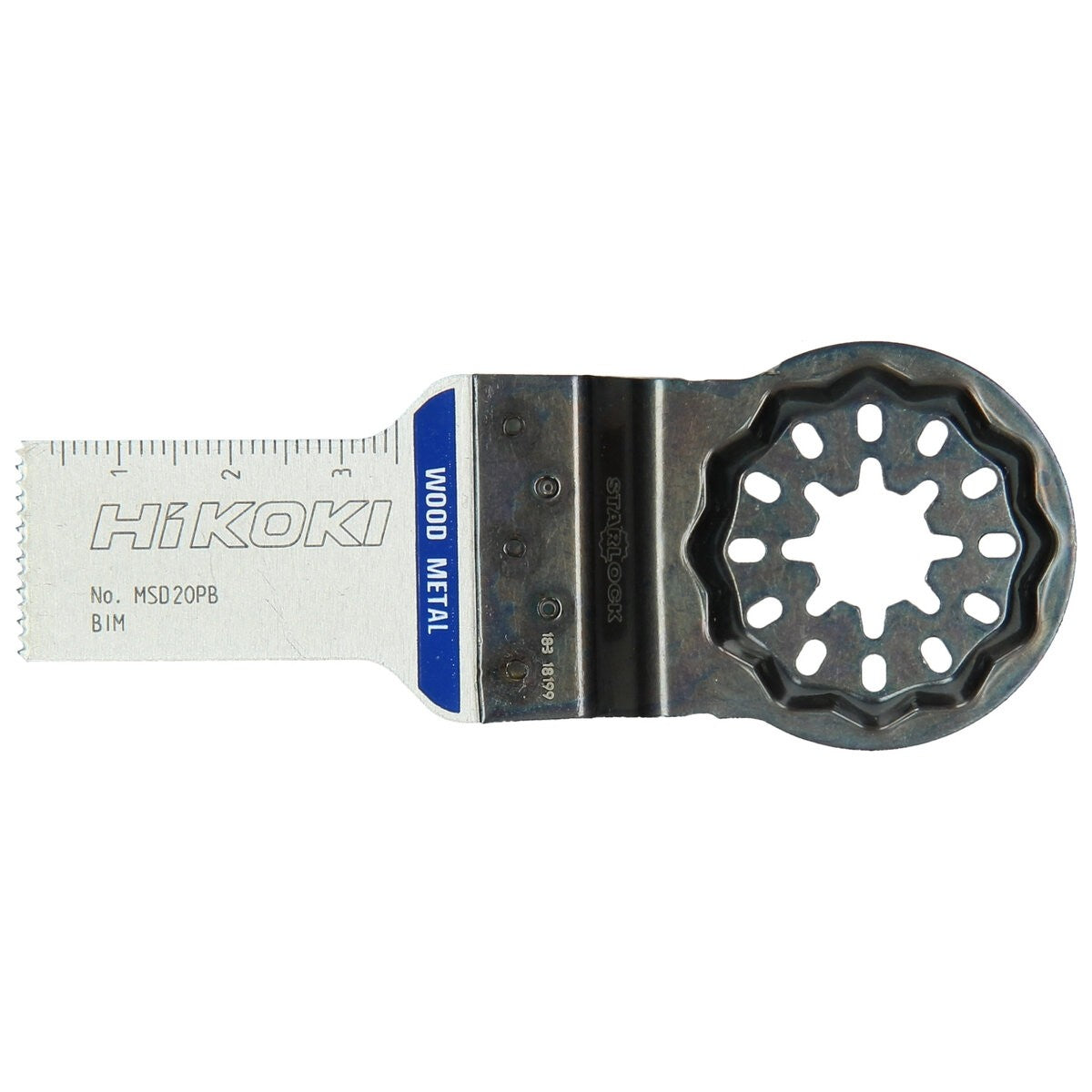 Hikoki 782720 - Hoja multiherramienta madera+metal BIM STARLOCK MSD20PB