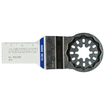 Hikoki 782720 - Hoja multiherramienta madera+metal BIM STARLOCK MSD20PB