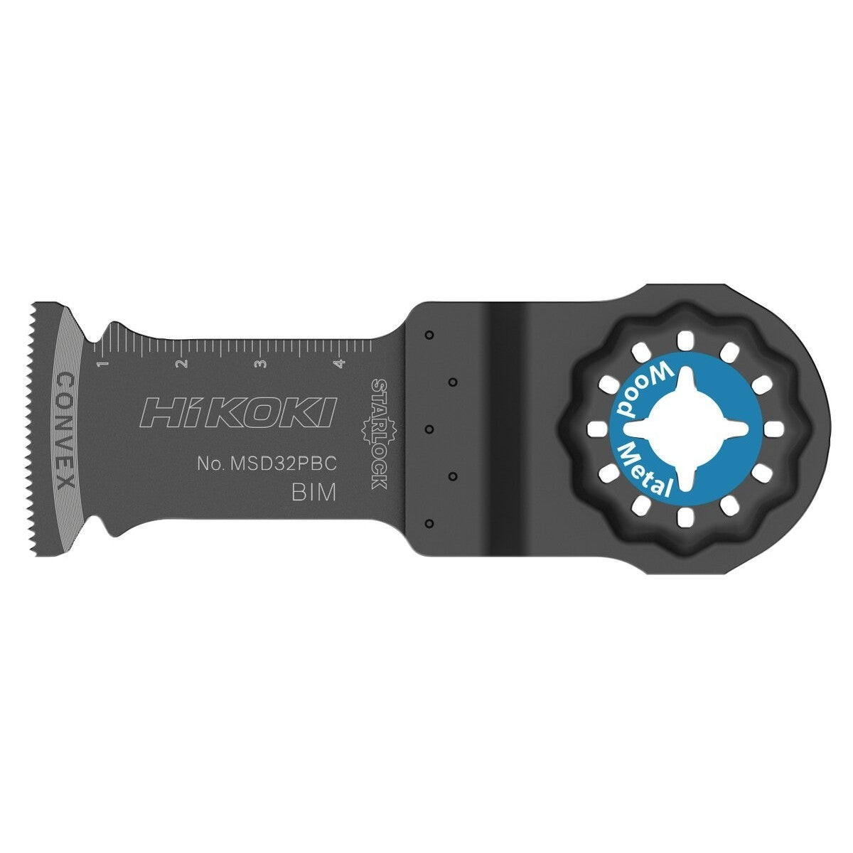 Hikoki 782721 - Hoja multiherramienta madera+metal BIM STARLOCK MSD32PBC