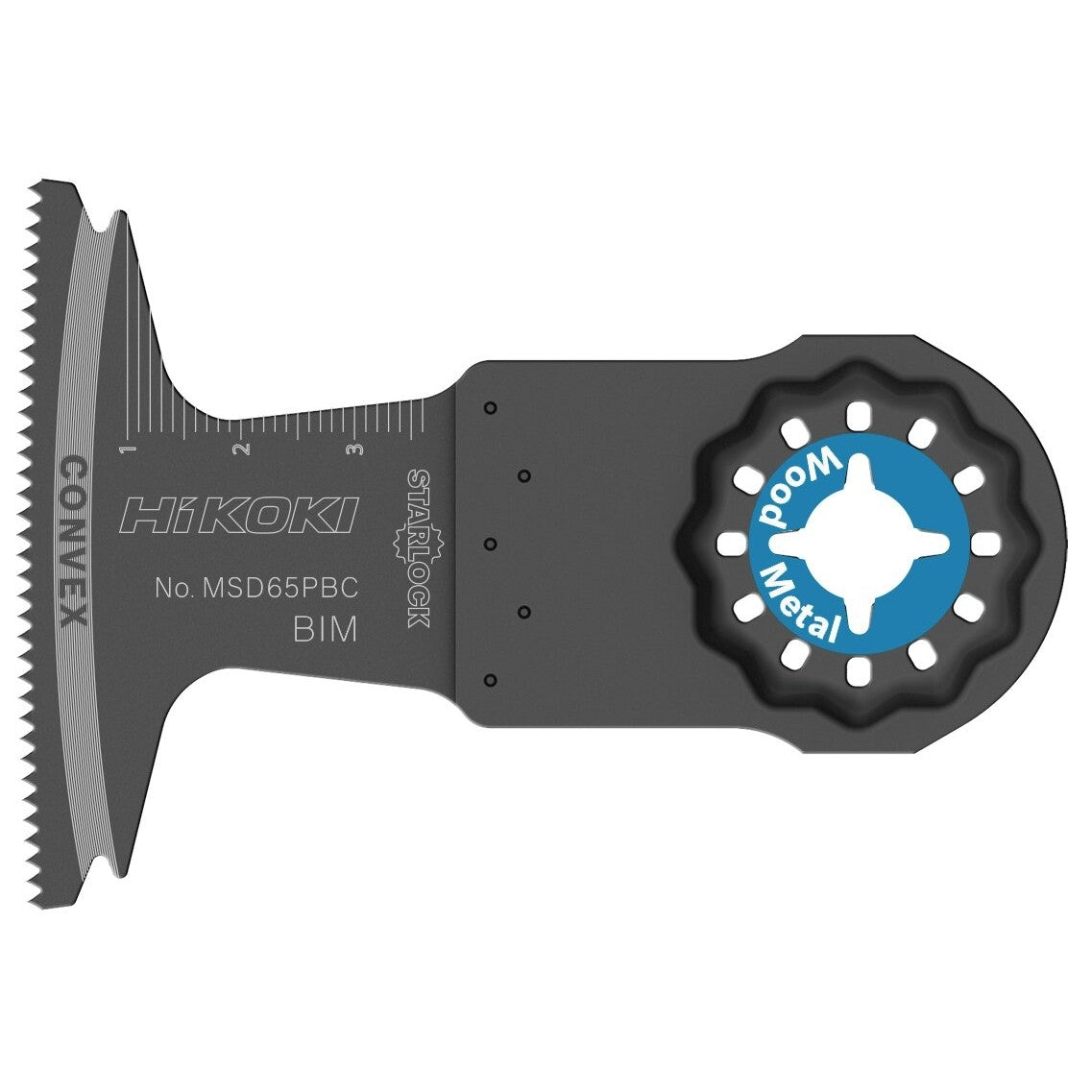 Hikoki 782723 - Hoja multiherramienta madera+metal BIM STARLOCK MSD65PBC