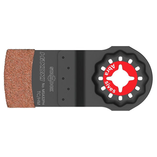 Hikoki 782756 - Hoja multiherramienta abrasiva TC STARLOCK msa32ph