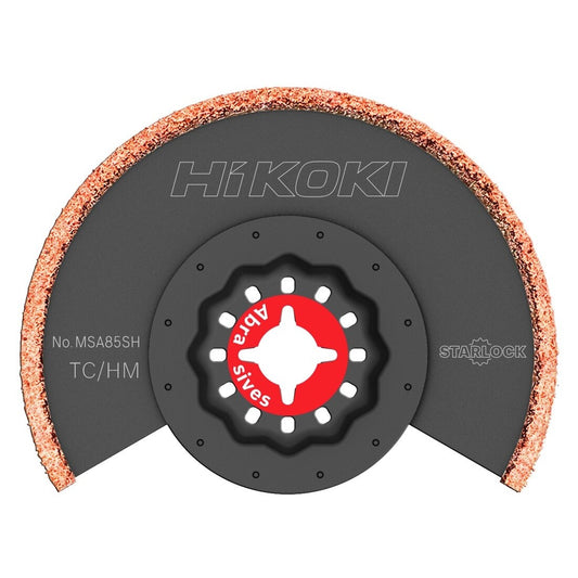 Hikoki 782761 - Hoja multiherramienta abrasiva TC STARLOCK MSA85SH