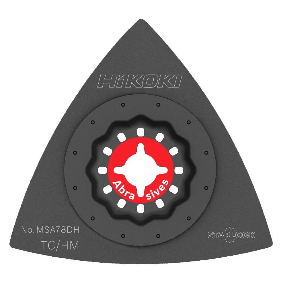 Hikoki 782763 - Hoja multiherramienta abrasiva TC STARLOCK MSA78DH