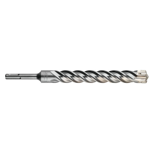 Hikoki 783281 - 10 brocas para martillo SDS-Plus 4 cortadores 25 x 200/250 mm